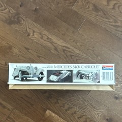 Monogram Mercedes 540K Cabriolet 1:24 Plastic Unassembled Model Kit Not Painted