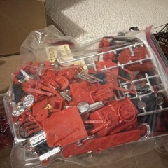 IMC #107-200 Dodge Little Red Wagon Plastic Model Kit 1/25th Lot Of Three Parts