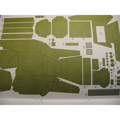 OREL 022 – 1/25 Paper model kit Military armor Tank Т-30 scale set