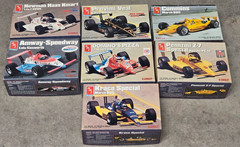 Vintage 1/25 AMT ERTL CART Racing Series NOS Factory Sealed 1989 Lot of 7 Models