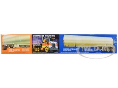SKILL 3 MODEL KIT FRUEHAUF TANKER TRAILER “GULF OIL” 1/25 SCALE BY AMT AMT1354