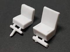 Peterbilt 359 PASSENGER SEAT from AMT 1:25 Model Kit #1477