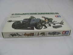 Tamiya 1/35 Scale German 7.5 cm Anti-Tank Gun Pak40/L46 w/ Figures #MM-147 NIB