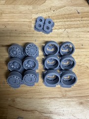 Semi Wheels With Low Profile Street Tires 3d Printed