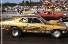 DECALS- Reid Whisnant ProStock Duster. Nice! Decal skill required