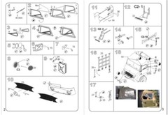 Ukrainian MRAP-class Armored Vehicle Kozak2 35086 accessories 1/35 Vmodels 35086