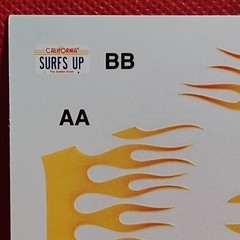 Flames Decals Beach Boys 1932 Ford Coupe 1:24 Scale Model Car Part Monogram