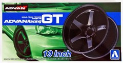 Aoshima 1/24 ADVAN RACING GT 19″ inch Model Wheel Set (4PCS)