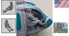 1:35 Die-cast Resin gift Model Assembly Kit Soldier Model US Military Russian…