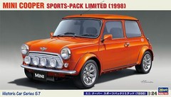 Hasegawa 1/24 Mini Cooper Sports Pack Limited (1998) Plastic Model HC57