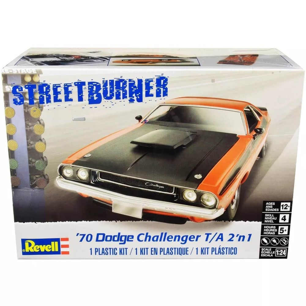 Revell 1/24 Scale 1970 Challenger 2-n-1 Plastic Model Kit RMX852596