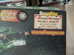 Vintage 2001 Revell Grave Digger 1/25 OPENED AND UNBUILT.