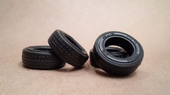 70 1/2 1970 Camaro Z/28 1/25 AMT Firestone Tire Steel Ralley Rim Wheel Model 70