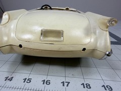 Vtg Large Ideal 1953 Chevrolet Corvette Built Model Car For Parts Motor Works