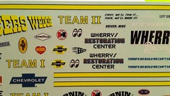 Decal Sheet Racers Wedge 1972 Chevy Pickup Truck 1/25 Hooker Headers Sponsor
