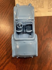 The Lindberg Line~TR3 Racer~Kit No 6240:75~Blue-Rubber Band Powered
