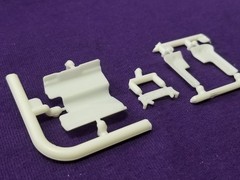 2021 Dodge Charger TRANSMISSION CROSSMEMBER & SHIELDS from 1:25 AMT Model Kit