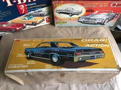 AMT 3 Way 1965 Pontiac GTO Tempest Drag Fastback CONVERTIBLE 5615-150 BOX 1:25