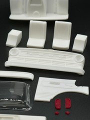 1973-74′ Ford E-100 Econoline Van 1/25th Scale Resin Cast Model Kit Cast By RCRC
