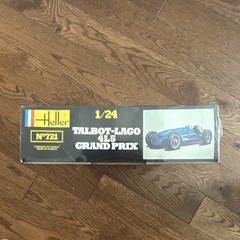 Heller Talbot-Lago 4L5 Grand Prix 1:24 Unassembled Model Kit Blue MPN 721