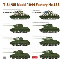 RYEFIELD MODEL RFM RM-5083 1/35 T-34/85 Model 1944 Factory No.183