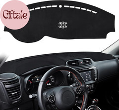 Dashboard Cover Compatible with Kia Soul 2014-2019 Accessories Dash Cover Mat No