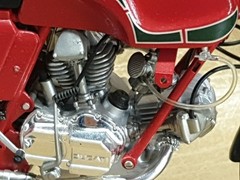 Tamiya 1:12 Scale Ducatil 900 Mike Hailwood Replica Model Kit # 14019 Assembled