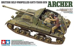 Tamiya 1/35 British Anti Tank Gun Archer Plastic Model Kit 35356
