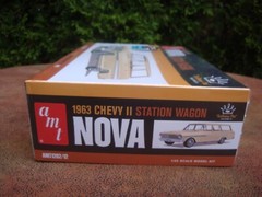 Retro 1963 Chevy II Nova Station Wagon Model Car Kit- 1/25 scale by AMT (2022)