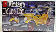 AMT Vintage Police Car 1/25 Scale Model Car Kit #1182 /12 1927 Model T Ford