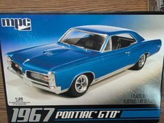 MPC 1967 Pontiac GTO 1:25 Scale Plastic Model Kit #MPC710L/12 FACTORY SEALED