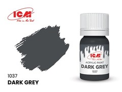 Acrylic Paints Set for WWI US Vehicles Grey, Brown, Green, Black ICM 3051