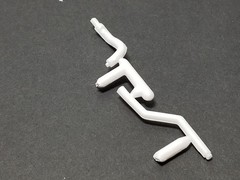 Peterbilt 359 RADIATOR HOSES from AMT 1:25 Model Kit #1477