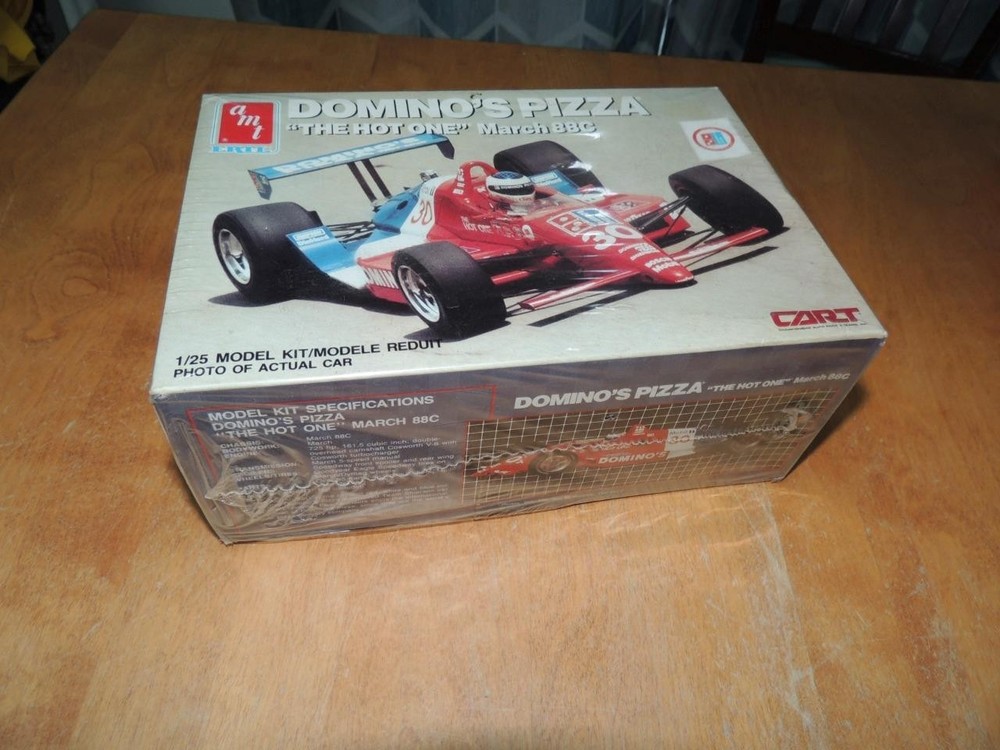 AMT/ERTL Domino’s Pizza Hot one March BBC CART Model Kit 1/25 Sealed New #6751
