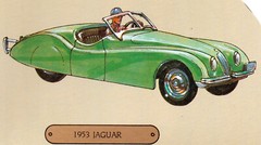 1953 Jaguar XK-120 – Minicraft Highway Pioneers – 1/32nd Scale – Unbuilt Kit