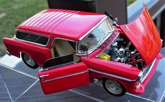 Chevrolet 55Chevy57 Nomad Custom Built Metal Body Model Car1955Wagon1957