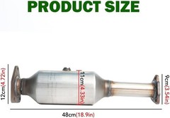 Direct Fit Catalytic Converter with Gaskets Compatible with Honda Accord 2003-2