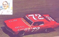 #72 Benny Parsons Bennett Chevrolet 1972-73 1/24th Scale Decals