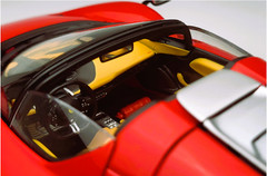 1 18 Ferrari Race Car Racing Racer 24 LeMans Custom Built Metal Body ModelV12