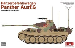 RYEFIELD RM5089 Panther Ausf.G Panzerbefehlswagen Track Links&Fender Side Skirts