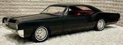 RARE Vintage AMT 1965 Olds 88 Ebony Black Dealer Promo Model. Orig. Box. C9. 👀