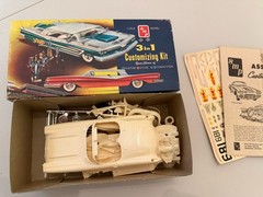 67 year old VINTAGE – AMT / SMP 1959 Corvette convertible 3in1 Customizing kit