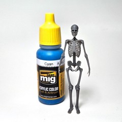 1/24 – 1/25 Scale Detailed Skeletons Figures Resin Parts For Car Models (5 Pack)