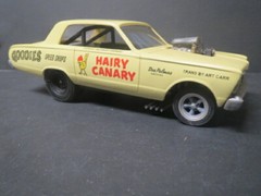 Hairy Canary 66′ Valiant AWB 1/25 Decal from Fremont Racing Specialties