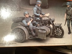 BMW R75 Motorcycle & Sidecar,1/35 Scale,Testors Model Kit