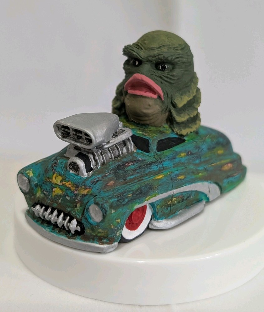 Jimmy Flintstone resin Lil Shitzz “The Creature” 49 Merc custom painted bust