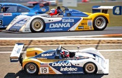 Riley & Scott MkIII #4 + #19 ’96 Le Mans Daytona 24h Renaissance 43 Resin – Mint