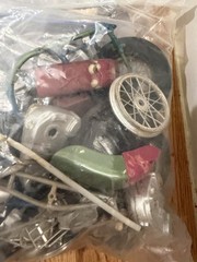 Vintage Model Motorcycle Parts Lot Misc