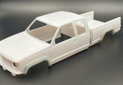 Chevy Silverado GMC Sierra K2500 4×4 Fender Flares for 1:25 AMT Model Kit