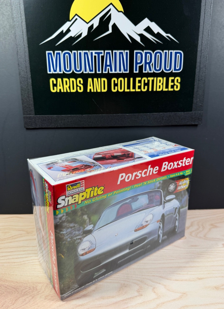 REVELL MONOGRAM – SNAPTITE – PORSCHE BOXSTER 1:24 SCALE KIT #85-1906 VINTAGE NIB